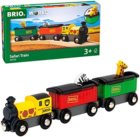 Cheapest RIO World – 33722 Safari Train 3 Piece Toy Train Accessory For Kids Age 3 And Up - Everyday Play Set