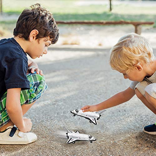 Cheapest Diecast Space Shuttle With Pullback Mechanism Set Of 2 Diecast Metal NASA Space Toys For Boys Astronaut Cake Decorations Astronaut Space Theme Party Favors - Everyday Play Set