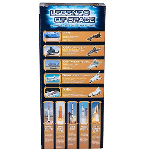 Legends Of Space : Countdown To Adventure – History Of American Space Flight 10 Piece Set - Everyday Play Set