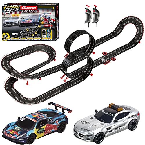 Wholesale GO 62543 DTM Power Run Electric Powered Slot Car Racing Kids Toy Race Track Set Includes 2 Hand Controllers And 2 DTM Cars In 1:43 Scal - Everyday Play Set