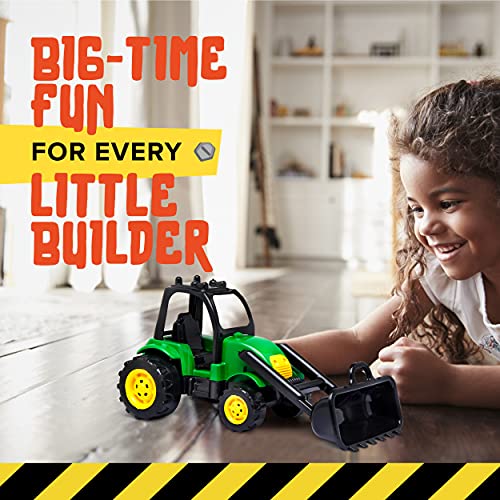 Toy Tractor Truck Construction Vehicle For Kids And Toddlers - Everyday Play Set
