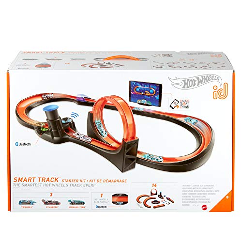 Promo Hot Wheels Id Smart Track Starter Kit With 3 Exclusive Cars Track Pieces And Hot Wheels Race Portal For Physical & Digital Play Gift For Kids Ages 8 Years Old & Up - Everyday Play Set