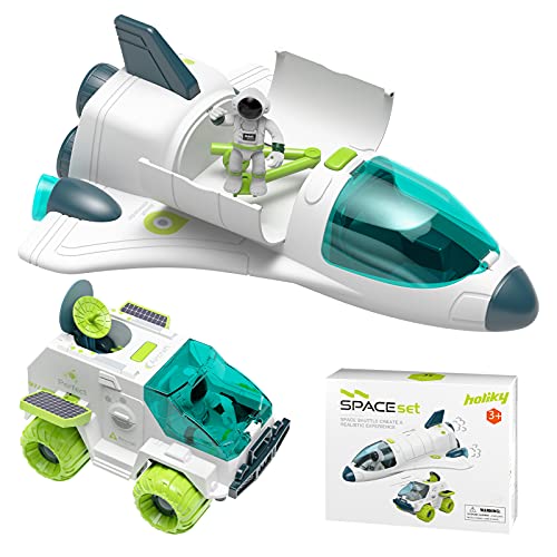 Cheap Space Shuttle Toys For 3 4 5 6 7 Year Old Boys Lights & Sounds Space Toys For Kids 3-5 With 2 Astronauts Toy Shuttle And Rover Spaceship Toys Playsets Birthday Easter Boys Girls - Everyday Play Set