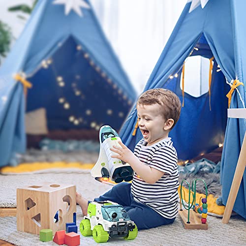 Cheap Space Shuttle Toys For 3 4 5 6 7 Year Old Boys Lights & Sounds Space Toys For Kids 3-5 With 2 Astronauts Toy Shuttle And Rover Spaceship Toys Playsets Birthday Easter Boys Girls - Everyday Play Set