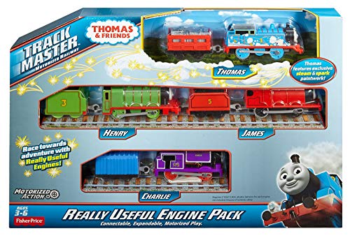 Price Thomas & Friends Really Useful Engine Pack Set Of 4 Motorized Toy Train Engines For Preschool Kids Ages 3 Years And Ol - Everyday Play Set