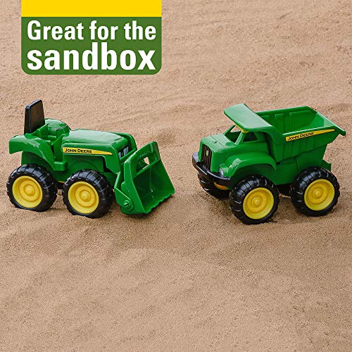 Brand new Sandbox Vehicle Set — Includes Dump Truck Toy And Tractor Toy With Loader — Girl And Boy Toys — Ages 18 Months And Up — 6 Inch — 2 Count - Everyday Play Set