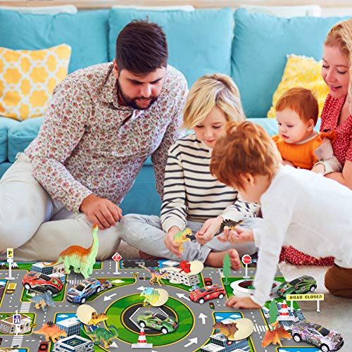 Coupon Dinosaur Toys For Kids 3-5 Dinosaur Truck Carrier Transport Truck Dinosaurs Toys For Boys And Girls 3 4 5 6 Years Old With Dino Eggs 23 Pcs Kids Toys Dinosaur - Everyday Play Set