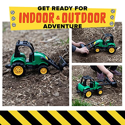 Toy Tractor Truck Construction Vehicle For Kids And Toddlers - Everyday Play Set